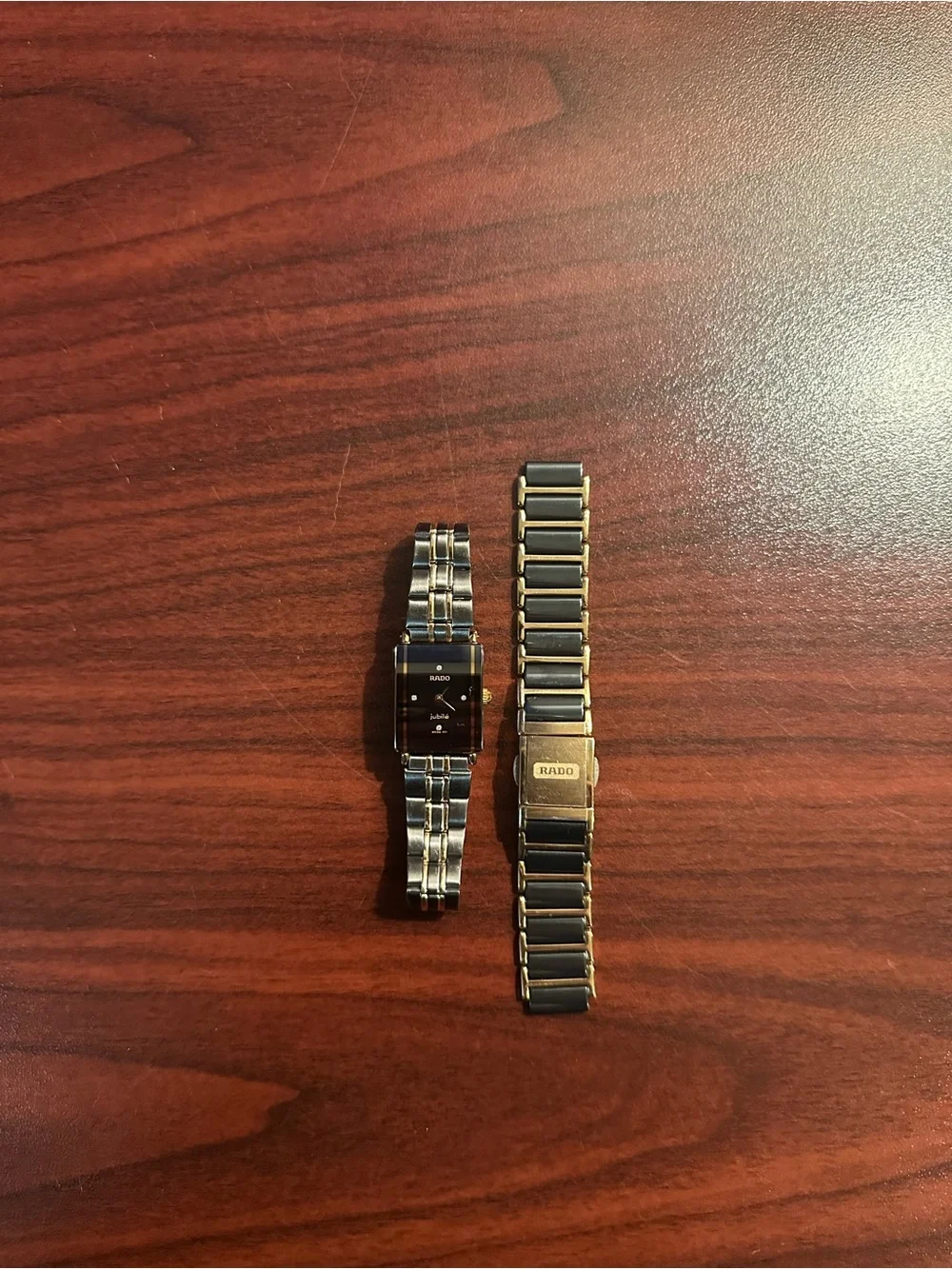 Rado DiaStar Jubilé 153.0383.3 Two Tone Watch + Spare Band